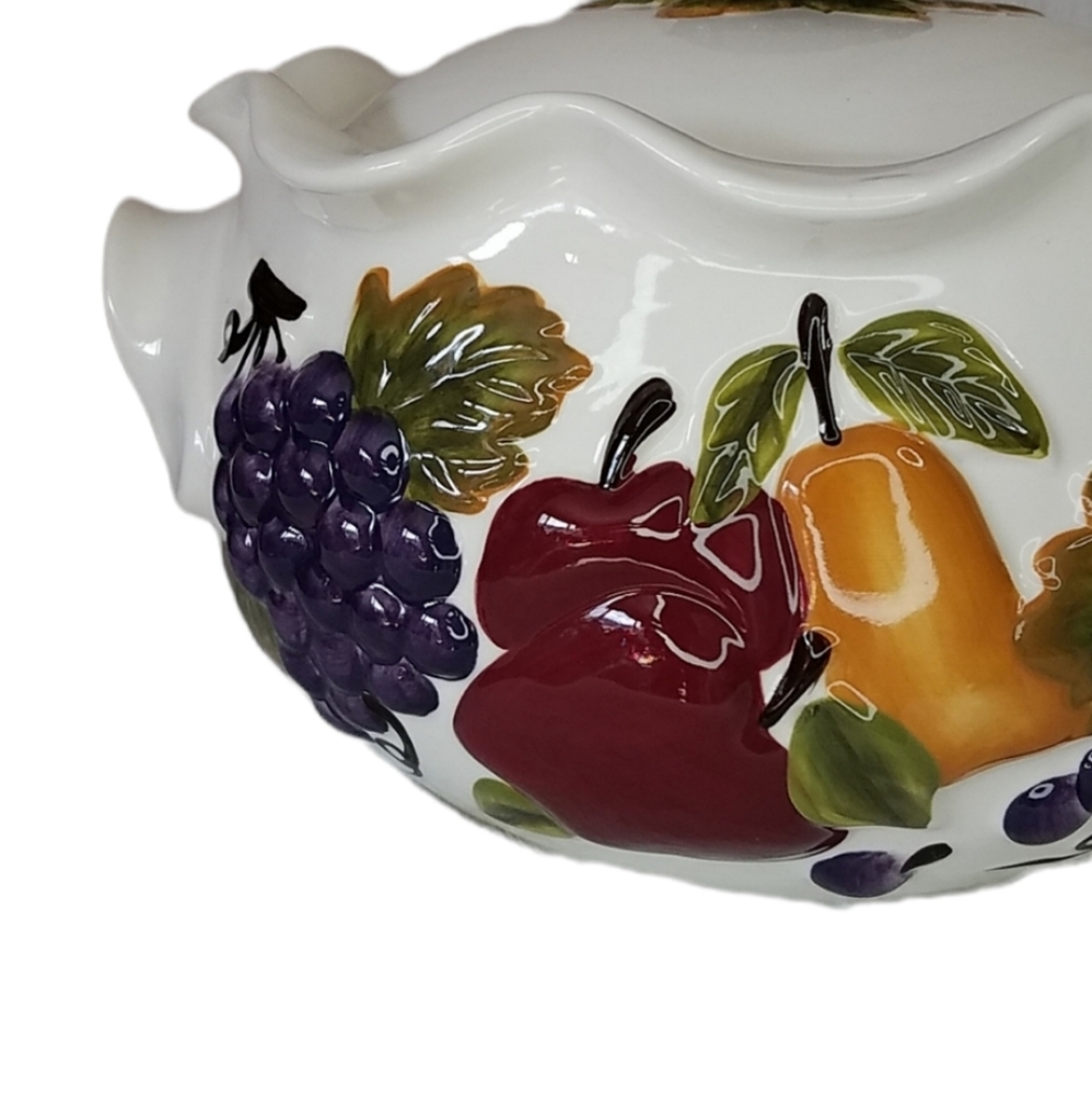 Sonoma Villa, Bean Pot /Casserole New 3 1/4 quarts Celebrating Home Interiors - Picture 5 of 12